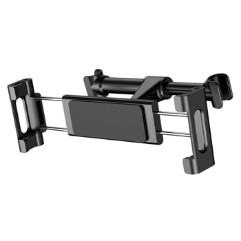 Стойка за телефон Baseus Backseat Car Mount Holder (SUHZ-01), за кола, универсална, за телефони с размери от 4.7" до 12.9", монтира се за подглавника, черна | JAR Computers Baseus Backseat Car Mount Holder SUHZ-01