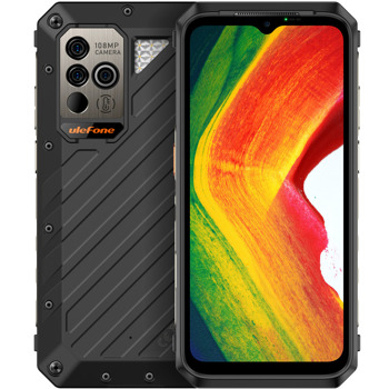 Смартфон Ulefone Armor 18 (черен), поддържа 2 SIM карти, 6.58" (16.71 cm) LCD 120Hz дисплей, осемядрен Mediatek Dimensity 900 2x2.4 GHz & 6x2.0 GHz, 12GB RAM, 256GB Flash памет (+microSD слот), 108.0 + 8.0 + 5.0 & 32.0 Mpix камери, Android, 409g | JAR Computers Ulefone Armor 18 6937748735205