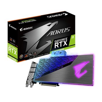 Видео карта Nvidia GeForce RTX 2080 Super, 8GB, Gigabyte WATERFORCE WB, PCI-E 3.0, GDDR6, 256 bit, HDMI, DisplayPort, USB Type-C | JAR Computers Gigabyte AORUS RTX 2080 Super WATERFORCE WB 8GB
