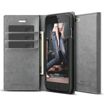 Elago S6 Leather Wallet Case
