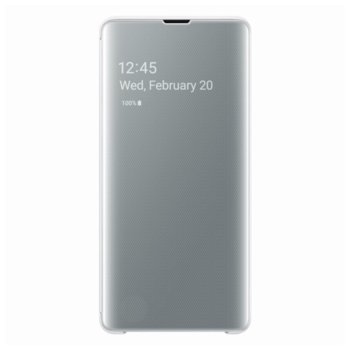 Samsung Galaxy S10+ Clear view cover White
