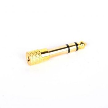 Преходник Royal F-164GOLD, от 3.5мм(ж) към 6.3мм(м), златист | JAR Computers Royal F-164GOLD 21015129