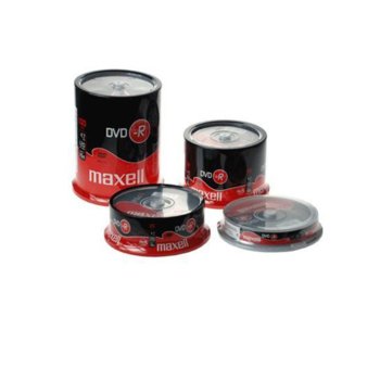 Оптичен носител DVD-R media 4.7GB MAXELL, 16x, 50бр. | JAR Computers DVD-R media 4.7GB MAXELL