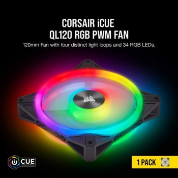 Corsair iCUE QL120 RGB CO-9050097-WW