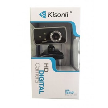Уеб камера Kisonli K-005, USB, Микрофон - 3032