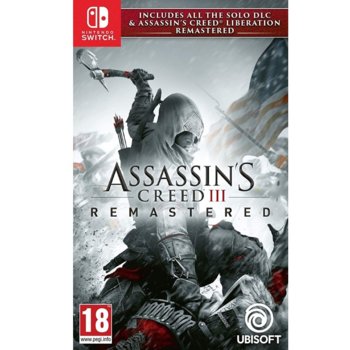 Игра за конзола Assassin's Creed III Remastered + All Solo DLC & Assassin's Creed Liberation, за Nintendo Switch | JAR Computers Assassins Creed III Remastered Nintendo Switch
