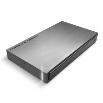 Твърд диск 1TB LaCie Porsche Design Mobile Drive (сив), външен, 2.5" (6.35 cm), USB 3.0 | JAR Computers LaCie Porsche Design Mobile Drive 1TB 302000