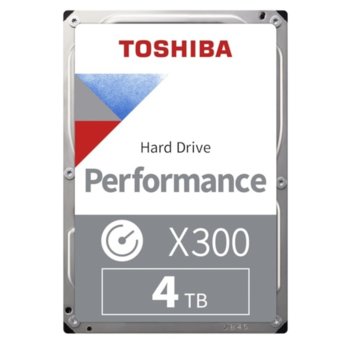 Твърд диск 4TB Toshiba X300, SATA 6Gb/s, 7200 rpm, 128 MB, 3.5" (8.89 cm), bulk | JAR Computers 4TB Toshiba X300 HDWE140UZSVA bulk