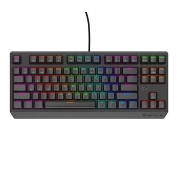 Клавиатура Genesis Thor 230 TKL Lite, механична, Outemu Red суич, гейминг, RGB подсветка, черна, USB | JAR Computers Genesis Thor 230 TKL Lite Black NKG-2076