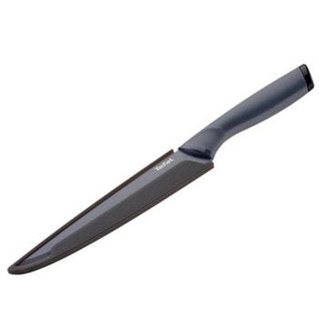 Кухненски нож Tefal K1221205, 20 см, неръждаема стомана, титаниево покритие, черен | JAR Computers Tefal K1221205