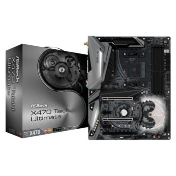 Дънна платка ASRock X470 Taichi Ultimate, X470, AM4, DDR4, PCI-E(HDMI)(CFX&SLi), 8x SATA3 6.0 Gb/s, 2x M.2 Socket, 1x USB 3.1 Gen2 Type-C, ATX | JAR Computers ASRock X470 Taichi Ultimate