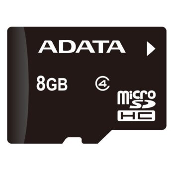 A-Data 8GB microSDHC Class 4 AUSDH8GCL4-R Bulk