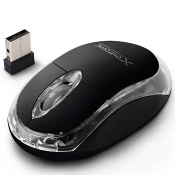 Мишка Extreme Harrier XM105K, оптична (1000 dpi), безжична, USB, черна | JAR Computers Extreme Harrier XM105K