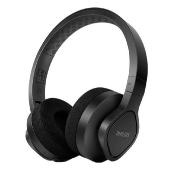 Слушалки Philips TAA4216BK, безжични, микрофон, време на работа до 35 часа, Bluethooth, черни | JAR Computers Слушалки Philips TAA4216BK