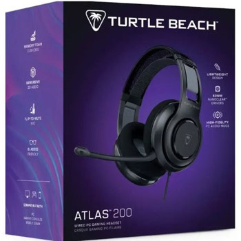 слушалки turtle beach atlas 200 pc/mobile черни
