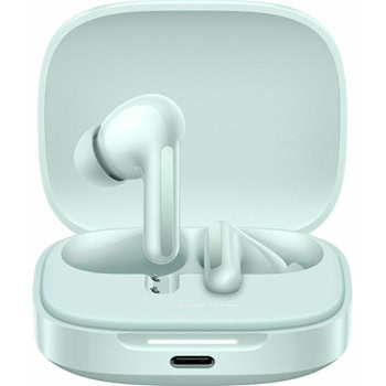 Слушалки Xiaomi Redmi Buds 6, безжични, Bluetooth, микрофон, ANC, до 10 часа време на работа, зелени | JAR Computers Redmi Buds 6 Coral Green