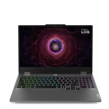 Лаптоп Lenovo LOQ 15AHP9(83DX004VBM)(сив), шестядрен AMD Ryzen 5 8645HS 4.3/5.0GHz, 15.6"(39.62cm) FHD IPS Anti-Glare Display & GF RTX 4050 6GB, 16GB DDR5, 512GB SSD NVMe, 3x USB 3.2 Gen 1 Type-A, No OS, 2.38kg | JAR Computers Лаптоп Lenovo LOQ 15AHP9(83DX004VBM)