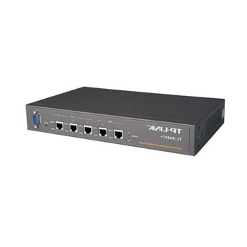 Рутер TP-Link TL-R480T+, 1x WAN 10/100, 3x WAN/LAN 10/100, 1x LAN 10/100, 64MB RAM, 4MB Flash памет | JAR Computers TP-Link TL-R480T+ Load Balance Broadband Router