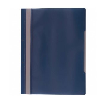 PVC папка, перфорация, тъмносиня, A4 | JAR Computers Папка PVC перфорация тъмносиня