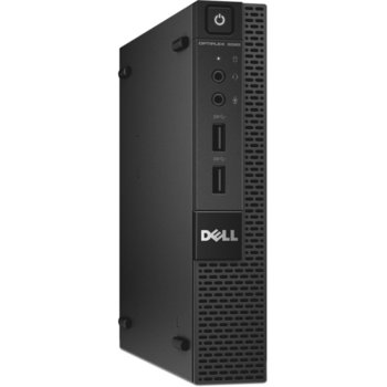 Настолен компютър Dell OptiPlex 3020 M (CA005D3020M11_WIN), четири-ядрен Intel Core i5-4590T 2/3GHz, 4GB DDR3 RAM, 500GB HDD 7200 rpm, 2x USB 3.0, мишка и клавиатура, Windows 7/8.1 | JAR Computers Dell OptiPlex 3020 M CA005D3020M11_WIN