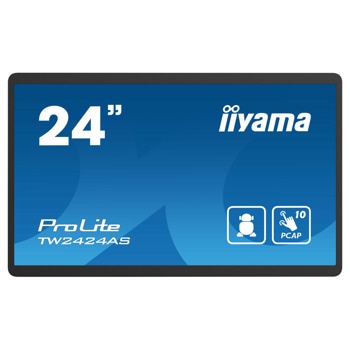 Tъч Компютър IIYAMA TW2424AS-B1, шестядрен Rockchip RK3399 1.8GHz, 23.8" (60.45 cm) Full HD Touchscreen Display, 4GB LPDDR4, 32GB eMMC, Android | JAR Computers IIYAMA TW2424AS-B1