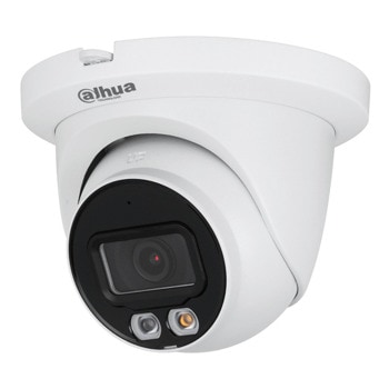 IP камерa Dahua IPC-HDW2449TM-S-IL-0280B, куполна камера, 4Mpix (2688x1520@20FPS), 2.8mm обектив, H.265/H.264/H.264H/H.264B/MJPEG, IR осветление (до 30 м.), външна IP67, PoE (802.3af), microSD до 256GB, микрофон | JAR Computers Dahua IPC-HDW2449TM-S-IL-0280B