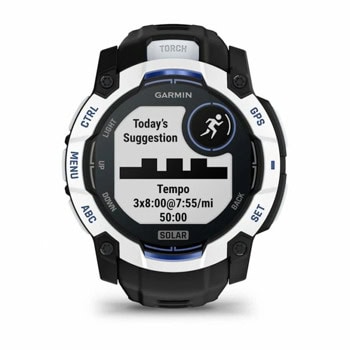 Garmin Instinct 3 50 Whitestone с Black/Bolt Blue
