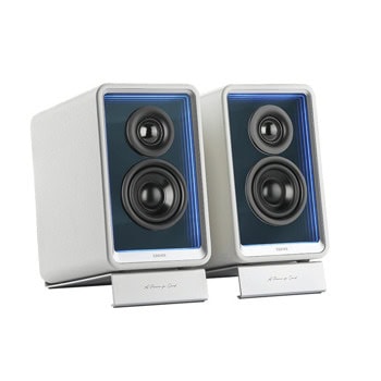 Тонколони Edifier QR65, 2.2, 70W RMS (2x20W + 2x15W), Bluetooth, USB, RCA, бели | JAR Computers Edifier QR65 White