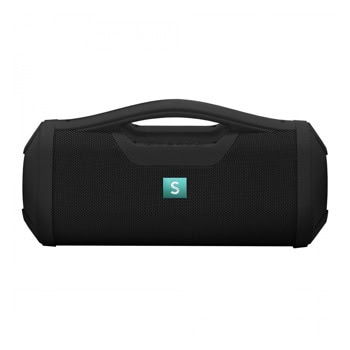 Тонколона Samus Apollo, 2.0, 16W RMS (8W + 8W), Bluetooth, USB, 3.5mm жак, слот за microSD карта, черна, до 6 часа време на работа | JAR Computers Преносима тонколона Samus Apollo