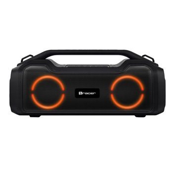 Тонколона Tracer BigBoy, 2.0, 40W RMS, Bluetooth, USB, черна, слот за microSD карта, IPX5 защита, RGB подсветка, до 8 часа време на работа | JAR Computers Тонколона Tracer BigBoy TRAGLO47343