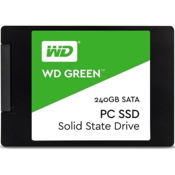 Памет SSD 240GB Western Digital Green WDS240G2G0A, SATA 6Gb/s, 2.5"(6.35 см), скорост на четене 545MBs, скорост на запис 465MBs image