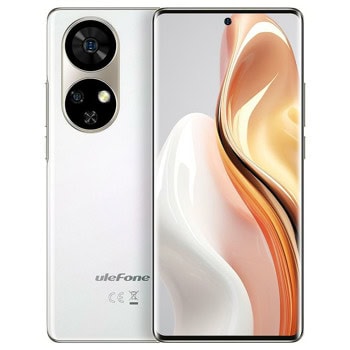 Смартфон Ulefone Note 17 Pro (бял), поддържа 2 SIM карти, 6.78" (17.22 cm) Full HD+ AMOLED дисплей, осемядрен Mediatek Helio G99 2.2 GHz, 12GB LPDDR4X, 256GB Flash памет (+microSD слот), 108 + 5 + 32 Mpix камери, Android | JAR Computers Ulefone Note 17 Pro 12/256GB White