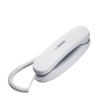 Стационарен телефон Alcatel Temporis Mini, 1 линия, бял | JAR Computers Стационарен телефон Alcatel Temporis Mini