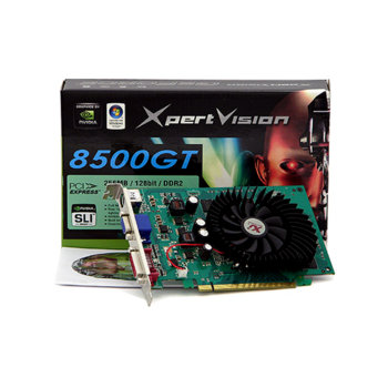 GF 8500GT, 256MB PCI-E, DDR2, 128bit, DVI, TV Out