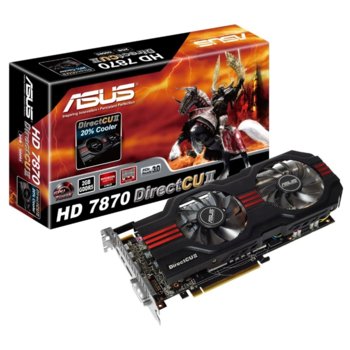 Видео карта AMD 7870, 2GB, Asus HD7870-DC2-2GD5, PCI-E 3.0, DDR5, 256bit, HDMI, DVI, 2x miniDisplayPort | JAR Computers AMD 7870