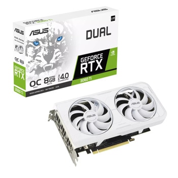 Asus Dual GeForce RTX 3060 Ti White OC Edition 8GB