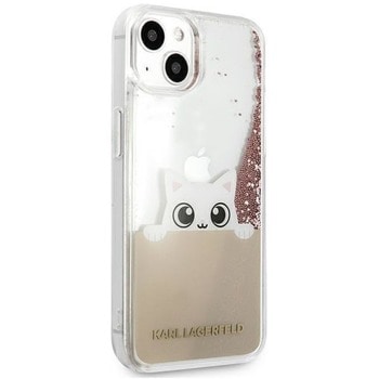 Karl Lagerfeld Liquid Glitter Peek a Boo Case