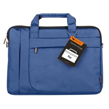 Чанта за лаптоп Canyon Fashion toploader Bag, до 15.6" (39.62 cm), полиестер, секретен джоб, водоустойчива, синя | JAR Computers Canyon Fashion toploader Bag CNE-CB5BL3