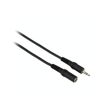 Аудио удължителен кабел HAMA 43300, 3.5mm Jack(м) към 3.5mm Jack(ж), 2.5m, черен | JAR Computers HAMA 43300 3.5mm Jack(м) към 3.5mm Jack(ж) 2.5m