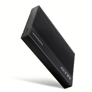 Кутия 2.5" (6.35 cm) AXAGON EE25-GTR, за 2.5"(6.35cm) SSD/HDD, USB Type-C 3.2 Gen 2, черна | JAR Computers AXAGON EE25-GTR