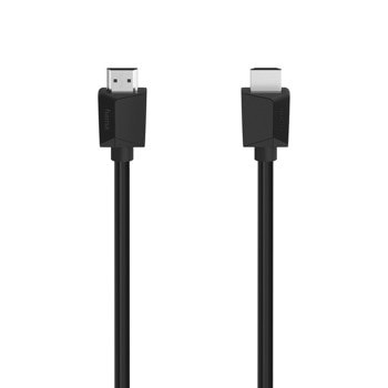 Кабел Hama 205004, от HDMI(м) към HDMI(м), 0.75m, черен, 4K, 18 Gbit/s | JAR Computers HAMA-205004