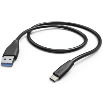 Кабел Hama 178396 USB C(м) към USB A(м) 1.5m Черен