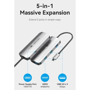 Докинг станция Vention TQDHB