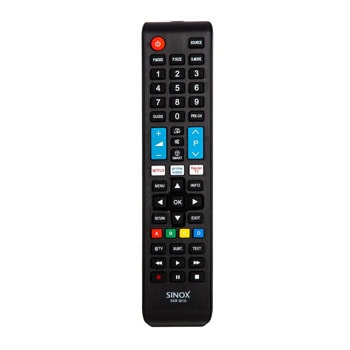 Дистанционно Sinox SXR1010, за телевизори Samsung, 2х AAA, черно | JAR Computers Sinox SXR1010