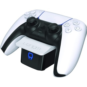 Докинг станция Venom VS5000, за зареждане на до 1 PlayStation 5 контролер, LED дисплей, USB, бял image