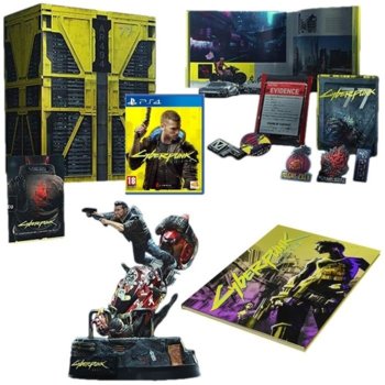 Игра за конзола Cyberpunk 2077 - Collector's Edition, за PS4 | JAR Computers Cyberpunk 2077 - Collectors Edition PS4