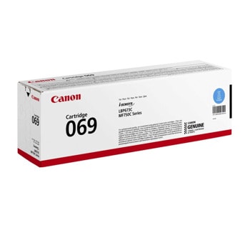 Тонер касета за Canon i-SENSYS MF750C series, LBP673C, Cyan - 5093C002AA - Canon - Заб.: 1 900 брой копия | JAR Computers Canon CRG-069 C 5093C002AA