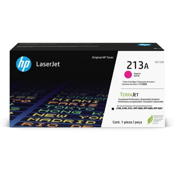 Тонер касета за HP LaserJet Enterprise Flow 5700/6700/6701/MFP 5800/MFP 6800/MFP 6801 - Magenta - W2133A - HP 213A - Оригинална, Заб.: 3000 брой копия | JAR Computers HP 213A Magenta W2133A