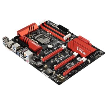 Дънна платка ASRock Fatal1ty Z97X Killer. Z97, LGA1150, DDR3 (OC), PCI-E (HDMI&DVI&VGA)(SLi/CFX), 6x SATA 6Gb/s, 1x M.2 slot, 6x USB 3.0, ATX | JAR Computers ASRock Fatal1ty Z97X Killer