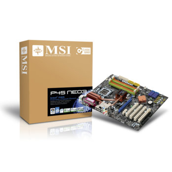 Дънна платка MSI P45 NEO3-FR, P45, LGA775, DDR1066, PCI-E, SB7.1, Lan1000, SATA RAID, ATX, 3г. Гаранция | JAR Computers MSI P45 NEO3-FR
